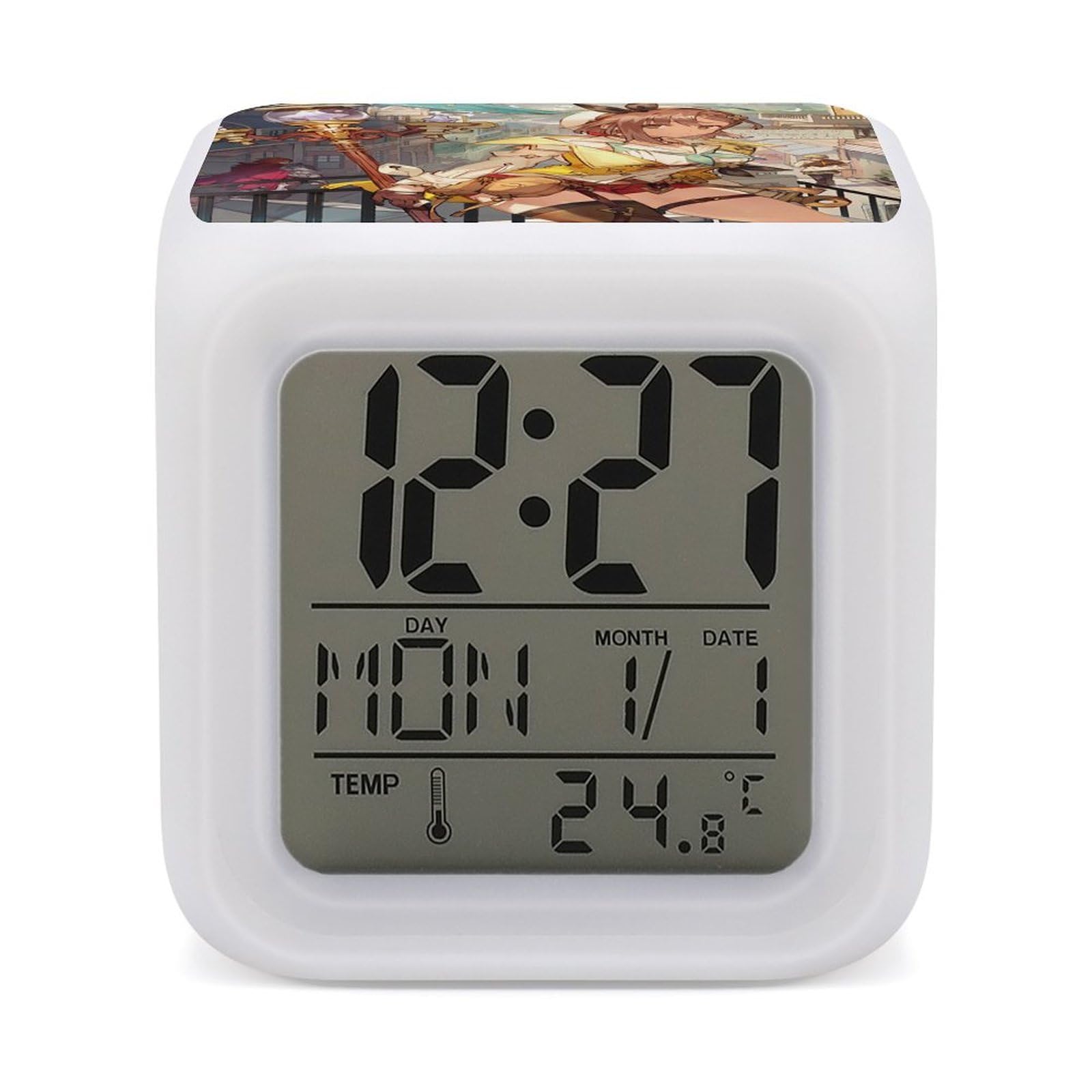 Amazon.co.jp: アニメアトリエリザ 目覚まし時計 アナログ 大音量